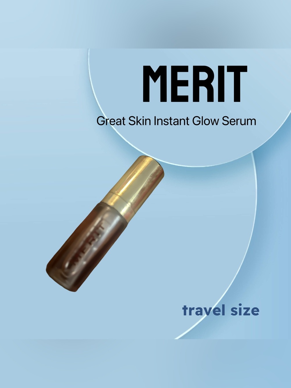 🇺🇸🆕NWOB MERIT | TRAVEL | Clean beauty Skincare Great Skin Instant Glow Serum